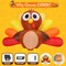 GOOSH 6.7 FT Long Thanksgiving Inflatables Turkey Baby with Built-in LEDs